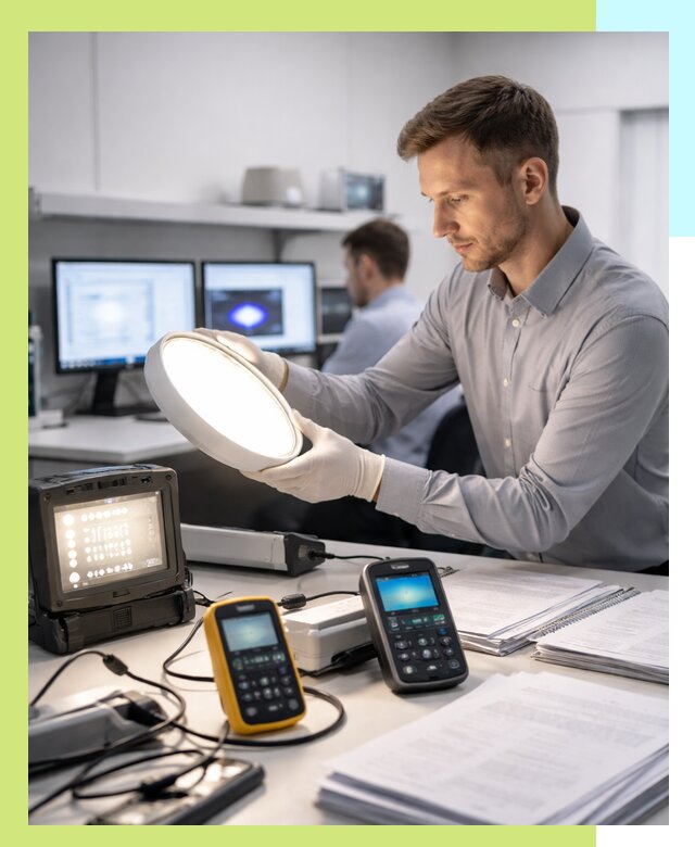 Сертификация светильников в Йошкаре-Ола: испытания и оформление