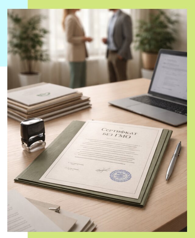 Сертификат без ГМО в Йошкаре-Ола от 7670 р. оформить срочно Алешин-Шкр