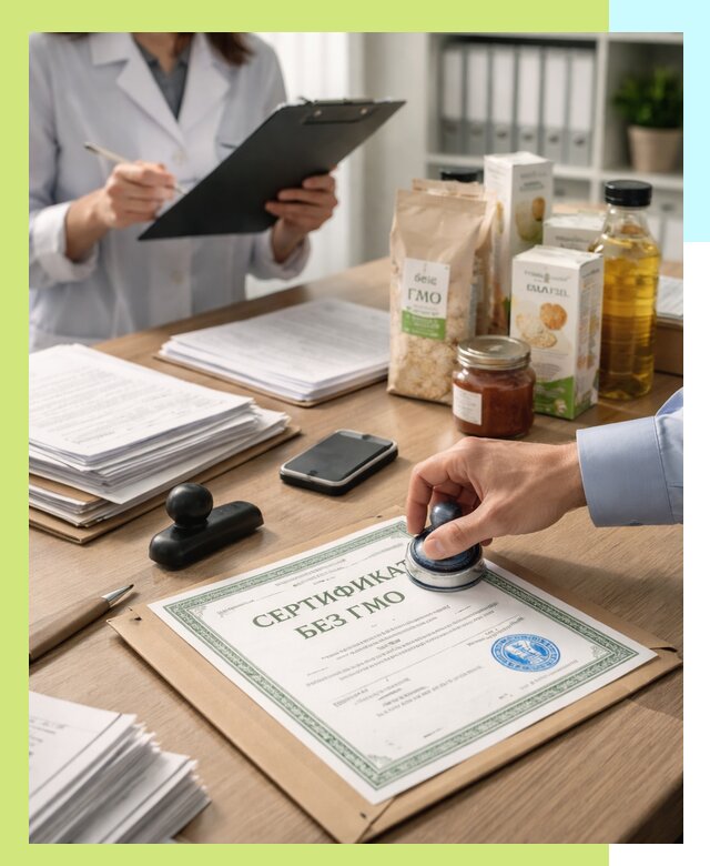 Получение сертификата Без ГМО для продукции в Йошкаре-Ола
