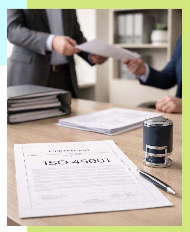 Сертификат ISO 45001 в Йошкаре-Ола под ключ от 46017 р. | Алешин-Шкр